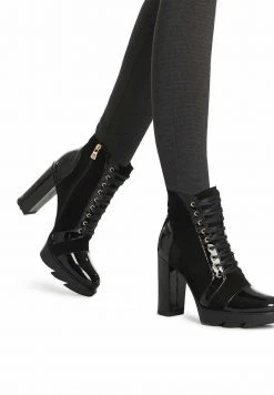 Am billigsten ✔️ Kazar Damen KOLET - High Heel Stiefelette - Black 💯