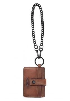 Bestpreis 🧨 Kazar Herren WITH CHAIN - Geldbörse - Brown ✔️