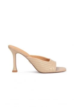 Neu 👏 Kazar Damen MAUD - Pantolette Hoch - Beige ❤️