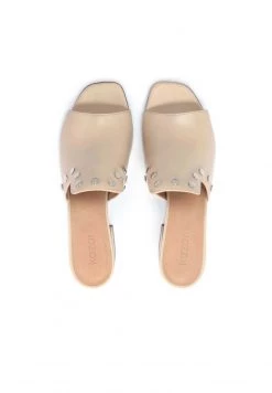 Aktion ⭐ Kazar Damen SAGE - COMFORTABLE WITH RIVE - Pantolette Hoch - Beige 🧨 -Kazar Verkaufsgeschäft c872e5e99ddb4b6d85a24c00f643b634