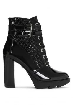 Budget 🎁 Kazar Damen KOLET - Cowboy-/Bikerstiefelette - Black ✔️