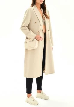 Coupon 👍 Kazar BILLIE - BEIGE LEATHER ON A LONG STRAP - Umhängetasche - Beige | Damen 🤩