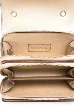 Coupon 🔥 Kazar Damen GENUA - Umhängetasche - Gold 😍 -Kazar Verkaufsgeschäft d94419324fe647e2ad32b89c5451d577