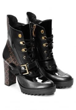 Bestes Angebot 🔔 Kazar Damen KALIOPE - Cowboy-/Bikerstiefelette - Black 😉 -Kazar Verkaufsgeschäft e5bcec17daa14b69869485a31e4ad4fc