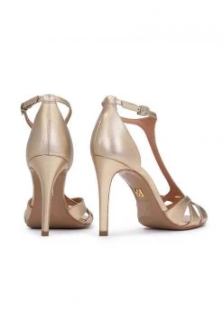 Brandneu 🤩 Kazar Damen MEGAN - High Heel 🩴 Sandalette - Gold 🔥 -Kazar Verkaufsgeschäft e768226e58e44f5bb006646f733fa9cf