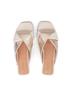 Schlussverkauf 👍 Kazar Damen ASTRA LUXURIOUS ON A FLAT SOLE - Pantolette Flach - White 🔥 -Kazar Verkaufsgeschäft eb524d303f4745c0a1934c2c5c24031b