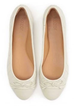 Neu 😀 Kazar Damen ADIANA - Klassischer Ballerina - Off White 👏 -Kazar Verkaufsgeschäft f33be33497c446a9b276798384e0b7d0