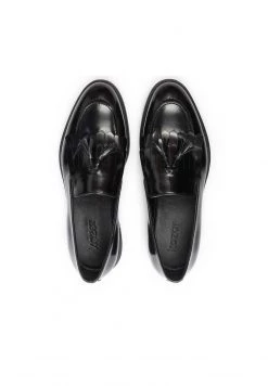 Bestes Angebot 😉 Kazar Herren ACHIM WITH A THICK SOLE AND TASSELS - Business-Slipper - Black 👏 -Kazar Verkaufsgeschäft f9f355cfebba47718bb35364c1628875